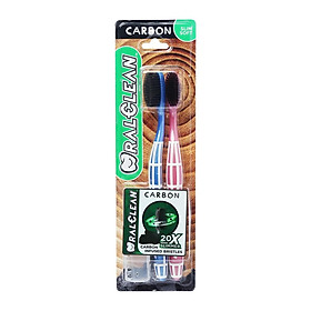 Lô 2 Bàn Chải Đánh Răng Oral Clear Carbon