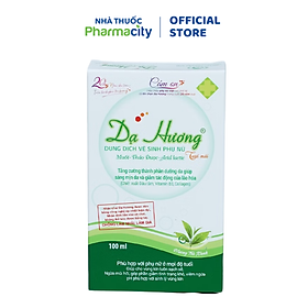 Dung dịch vệ sinh phụ nữ Dạ Hương trà xanh (100ml)