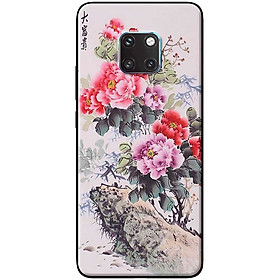 Ốp lưng dành cho Huawei Mate 20 Pro mẫu Hoa mẫu đơn