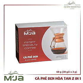 Cà phê Hòa tan đen M'JA Instant 60g - 20 gói