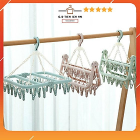 Mua Móc chùm phơi quần áo  đồ baby  tã  đồ nhỏ 32 kẹp.