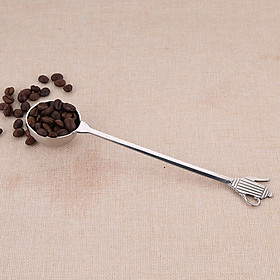 Long Handle Measuring Spoon For Coffe Beans Tea Ice Cream Desert Spoon Small and Exquisite 7.87''×1.57''