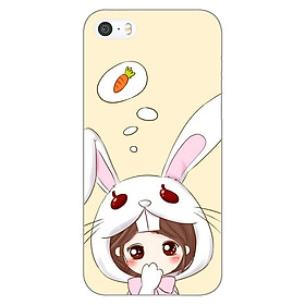 Ốp lưng dẻo cho Apple iPhone 5 / 5s _Couple Girl 05
