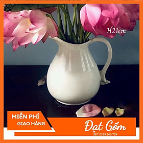Mua Lọ hoa bình hoa tay cầm - 4 mẫu mới dáng bình sữa men hỏa biến - gốm sứ Bát Tràng