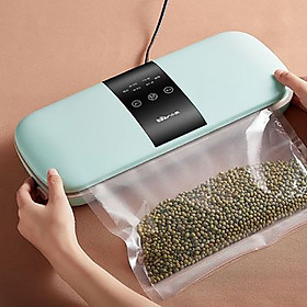 Máy đóng gói chân không máy bảo quản thực phẩm Máy đóng gói hộ gia đình Bear FKJ-B01B1