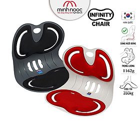 [Hàng chính hãng] Combo 2 Ghế chỉnh dáng ngồi đúng Infinity Pit Chair - Hàn Quốc. Ghế rộng phù hợp Nam, Nữ cân nặng từ 45 - 75kg. Sản phẩm nhiều màu, nhiều lựa chọn Combo cho gia đình. - Combo 2 đỏ & đen