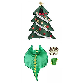 2 pieces Fantasy Christmas Costume Cosplay Outfits Dress Party Photo Props Holiday Celebration for Party Performance New Years Halloween