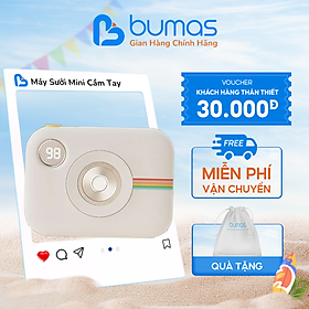 Máy Sưởi Ấm Mini Cầm Tay BUMAS BW02 - Kết Hợp Sạc Dự Phòng 10000mAh - Màn Hình Hiển Thị Nhiệt Độ Kỹ Thuật Số - Hàng Chính Hãng