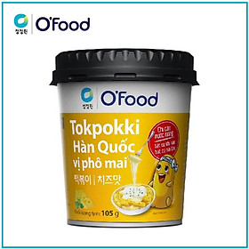  Tokbokki Hàn Quốc 5 vị O'food hộp ăn liền tiện lợi 105g