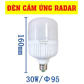 Mua Bóng đèn led cảm ứng radar 30W  bóng đèn cảm ứng nhạy 20 mét