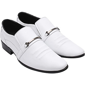 Giày Tây Nam Huy Hoàng HT7135 - Trắng