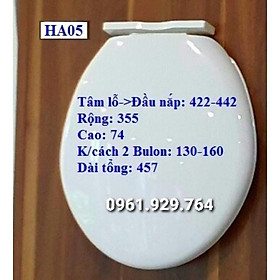 Mua NẮP BỒN CẦU RƠI ÊM KHÔNG TIẾNG ỒN HA05