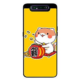 Ốp Lưng Dành Cho Samsung A80 mẫu Mèo May Mắn 6 - Hàng Chính Hãng