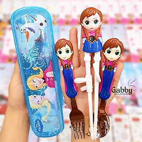 Mua BỘ MUỖNG ĐŨA NĨA DISNEY INOX304 (Hình Mickey/ Minnie/ McQueen/ Elsa/ Mike/ Sulley/ Stitch