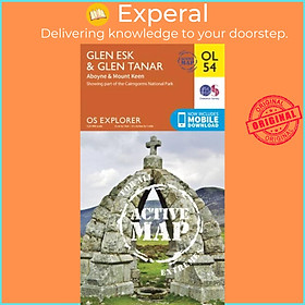 Sách - Glen Esk & Glen Tanar, Aboyne & Mount Keen by Ordnance Survey (UK edition, paperback)