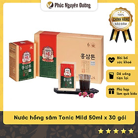 Nước Hồng Sâm Pha Sẵn Dạng Gói KGC Cheong Kwan Jang KRG Tonic Mild (30 gói)