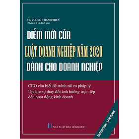  Điểm Mới Của Luật Doanh Nghiệp Năm 2020 Dành Cho Doanh Nghiệp ( Vương Thanh Thúy )