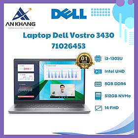 Mua Laptop Dell Vostro 3430 71026453 (Intel Core i3-1305U | 8GB | 512GB | Intel UHD | 14 inch FHD | Win 11 | Office | Xám) - Hàng Chính Hãng - Bảo Hành 12 Tháng Tại Dell Việt Nam