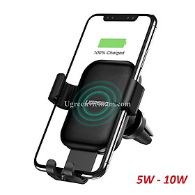 Mua Sạc nhanh không dây kết hợp kẹp điện thoại cho xe hơi CD208 Ugreen 60982 10W 2 trong 1 - Hàng chính hãng