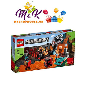 Đồ Chơi LEGO Trận Đối Đầu Tại Nether 21185 (300 chi tiết)