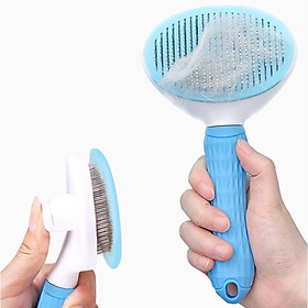 *HCM* Lược CLEAN chải lông chó mèo cao cấp có nút bấm lấy lông dễ dàng