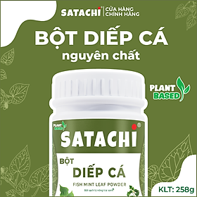 Bột Diếp Cá SATACHI nguyên chất. Hộp 258g