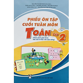 Phiếu ôn tập cuối tuần môn Toán lớp 2 (DEID)