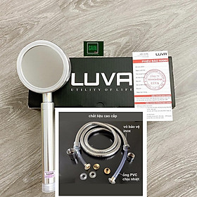 Mua Combo Vòi Sen Tăng Áp LUVA VS3  Kèm Dây Sen Chống Xoắn Dài 1.5m