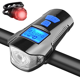 LED Bike Light USB Rear Bicycle Light Rechargeable Bike Tail Light and Front Light Set Cycle Headlight with Bicycle