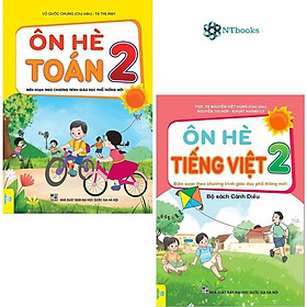 Combo 2 cuốn Sách Ôn Hè Toán + Tiếng Việt 2 - Cánh Diều (Biên Soạn theo chương trình Giáo dục phổ thông mới)