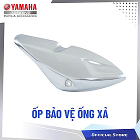 ỐP BẢO VỆ ỐNG XẢ MÀU BẠC NVX 155