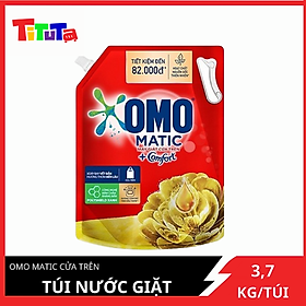 Túi Nước giặt OMO Matic Cửa Trên 3.7KG Tinh dầu