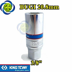 Tuýp tháo bugi xe máy 21mm Kingtony 363521 có ron cao su loại 3/8 inch