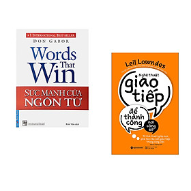 Hình ảnh Combo 2 cuốn sách: Sức Mạnh Của Ngôn Từ + Nghệ Thuật Để Giao Tiếp Thành Công Nơi Công Sở