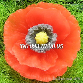 Mua Khuôn rau câu silicon hoa Poppy loại 8 cm – Mã số 1692