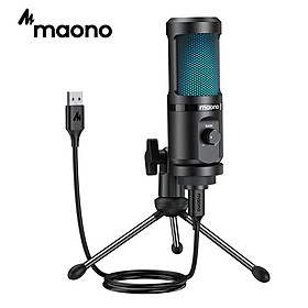 Maono chơi game micrô USB Micrô Bình ngưng tụ Podcast Microfono Ghi micrô phát trực tuyến với ánh sáng nhẹ PM461TR RGB Màu sắc