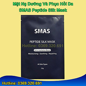 Mặt Nạ Cấp Ẩm, Phục Hồi Da SMAS Peptide Silk Mask 24H Hydration Boost 25g