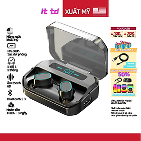 Mua Tai Nghe Bluetooth Không Dây Bluetooth 5.3 TWS Micro Ghi Âm Điện Thoại LT M - Hàng Chính Hãng