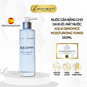 Nước Cân Bằng Cho Da Khô Bruno Vassari Aqua Genomics Moisturizing Toner | Kelly Beauty