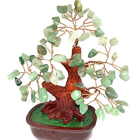 Mua Cây Bonsai Đá Thạch Anh Xanh Aventurine