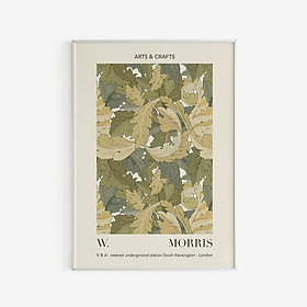 Tranh treo tường | Triễn lãm-William Morris - Tones of Greens Floral Art Print 07