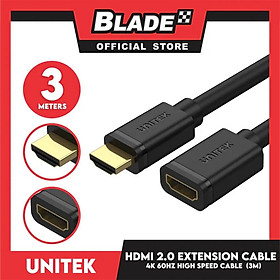 DÂY CÁP NỐI DÀI HDMI 4K 3M UNITEK YC 166K - HÀNG CHÍNH HÃNG