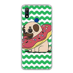 Ốp lưng cho Realme 3 Pro - 0317 CUTEDOG04 - Silicone dẻo - Hàng Chính Hãng