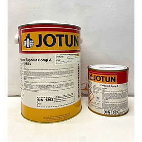 Mua Sơn Epoxy Jotun Penguard Topcoat base 5 màu vàng - RAL 1028 _5L/bộ