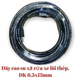 Mua  Freeship Dây xịt rửa xe HIỆU HTC LOẠI 20M HTC6513-15W2 từ cao su tự nhiên lõi lưới thép áp lực 520 bar(7540PSI