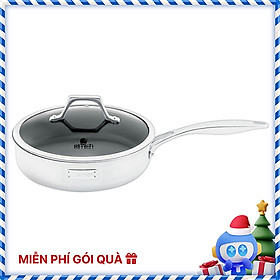 Mua Chảo Chống Dính Inox 304 Có Vung Kính Elmich Potenza El3256 (20cm)
