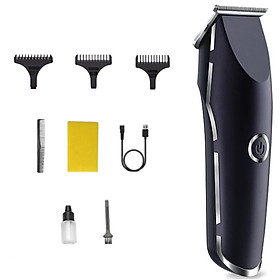 Tông Đơ Cắt Tóc Điện AUX Lưỡi Sứ Thép & Có Thể Sạc Lại Cho Salon Tóc Chuyên Nghiệp