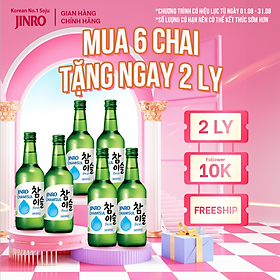 [CHÍNH HÃNG] Soju Hàn Quốc JINRO FRESH 360ml - Combo 6 chai