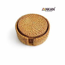 Mua Bộ Lót Ly Lót Cốc Mây Tre Đan 6 Miếng Có Khay Đường Kính 10cm ANKAN – Thủ Công  Thân Thiện Môi Trường