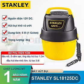 Máy Hút Bụi Cầm Tay cho Xe Hơi/Ô tô Dòng Điện DC USA Stanley SL18125DC - Hàng Chính Hãng